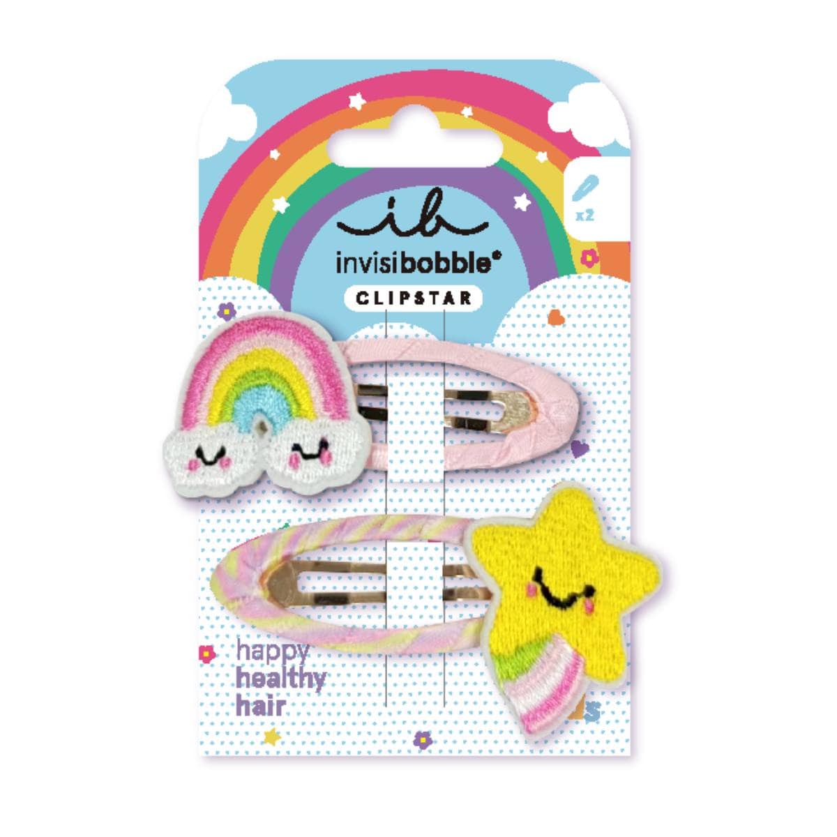 Invisibobble Snap Clip Happy Sky Kids Hair Clips  2 copë