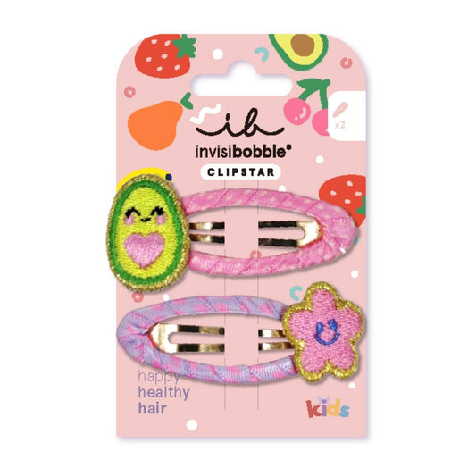 Invisibobble Snap Clip Frutti Avocado Kids Hair Clips  2 copë