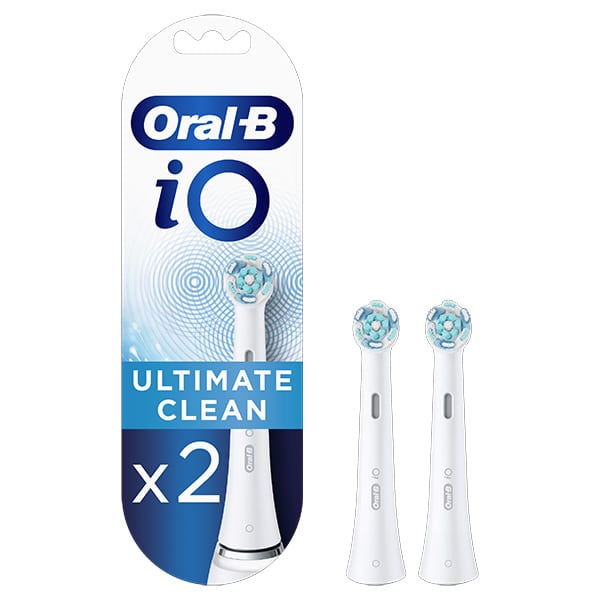 Oral-B iO Ultimate Clean White Replacement Electric Toothbrush Heads  2 copë