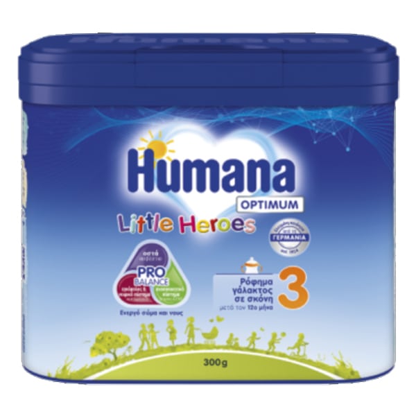 Humana Optimum 3 Little Heroes Milk Powder for 12m+  300gr