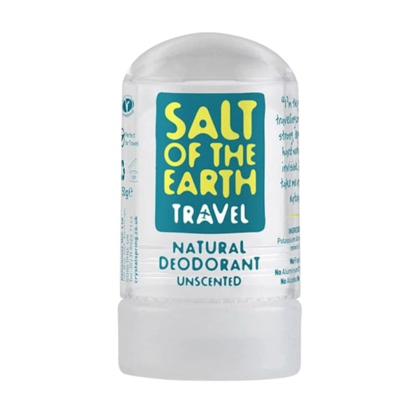 Salt of the Earth Natural Deodorant Unscented Travel Size  50g
