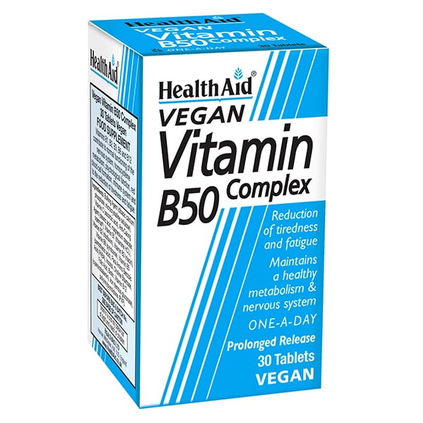 Health Aid Vitamin B50 Complex  30 tableta