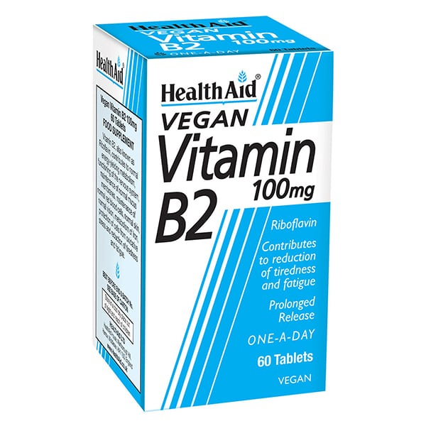 Health Aid Vitamin B2 Riboflavin One a Day  60 tableta