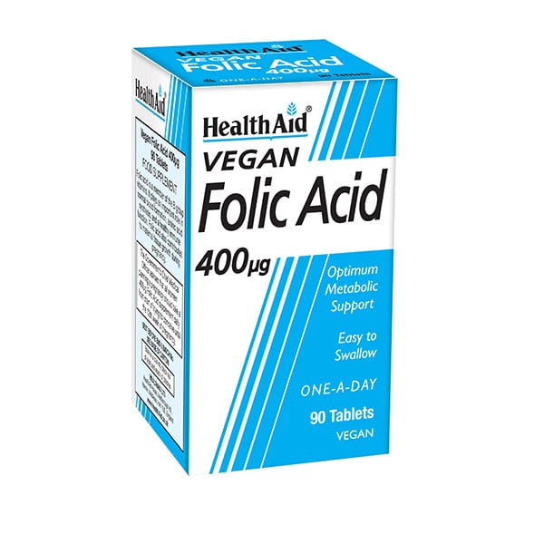 Health Aid Folic Acid 400 μg 90 tableta