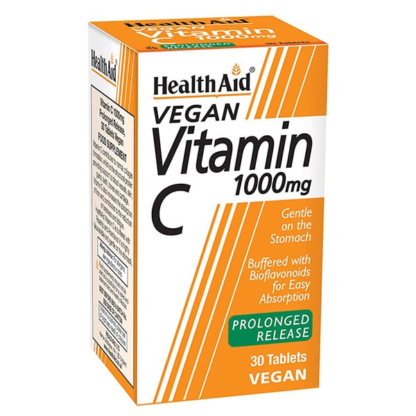 Health Aid Vegan Vitamin C 1000mg  30 tableta