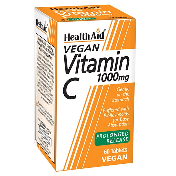 Health Aid Vegan Vitamin C 1000mg  60 tableta
