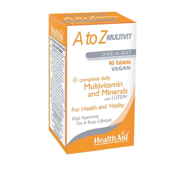 Health Aid A to Z Multivit Minerals Plus with Lutein  90 tableta