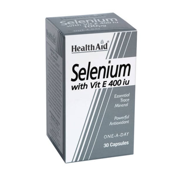 Health Aid Selenium 100 μg with Vitamin E 400i.u 30 kapsula