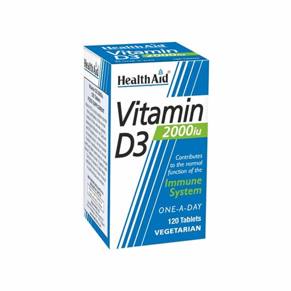 Health Aid Vitamin D3 2000iu  120 tableta
