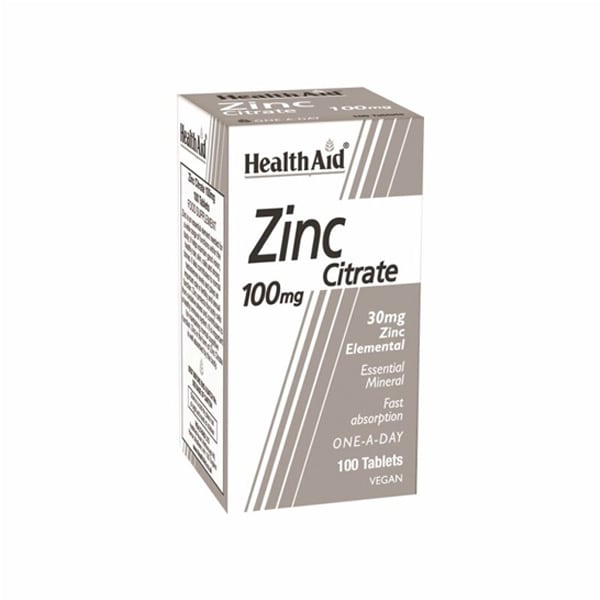 Health Aid Zinc Citrate 100mg  100 tableta
