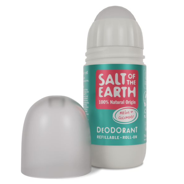 Salt of the Earth Vegan Refillable Roll-On Deodorant Melon Cucumber  75 ml