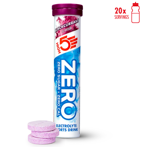 High 5 Zero Electrolyte Sports Drink Blackcurrant Flavour  20 tableta efektive