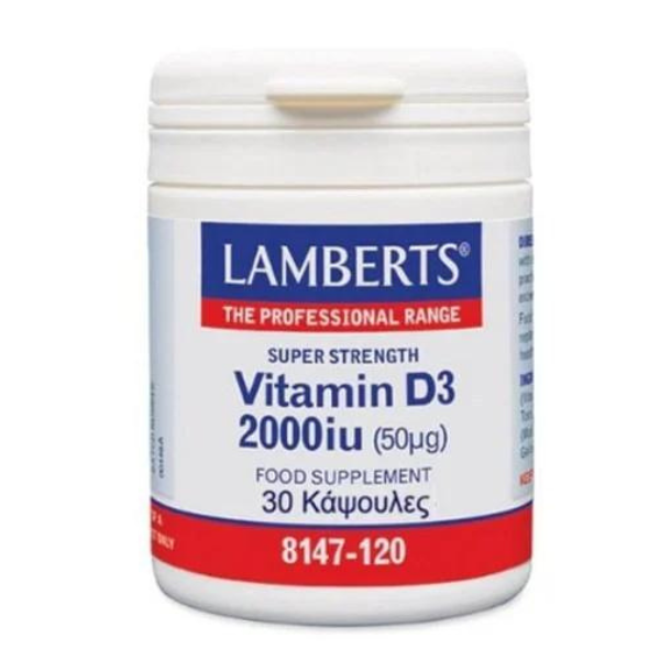 Lamberts Vitamin D3 2000iu (50 μg) 30 kapsula