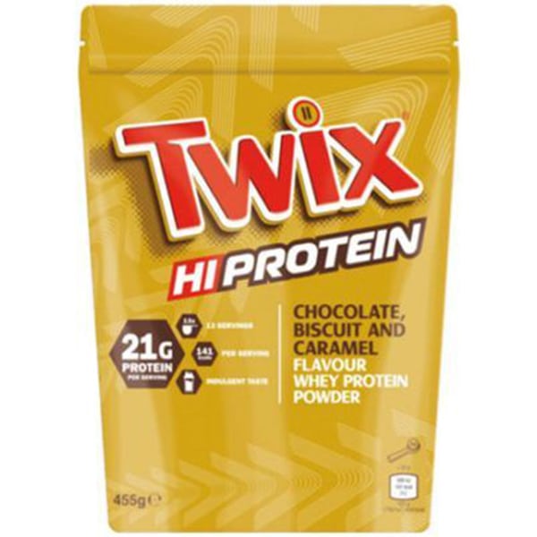Twix Hi Protein Chocolate & Biscuit & Caramel Whey Protein Powder  455gr