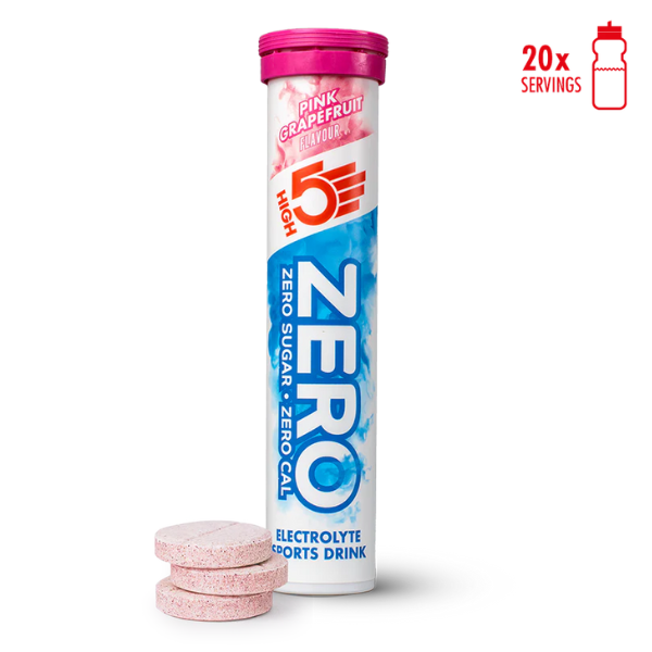 High 5 Zero, Electrolyte Sports Drink, Pink Grapefruit Flavour  20 Tableta Efikase