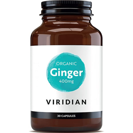 Viridian Organic Ginger 400mg  30 kapsula