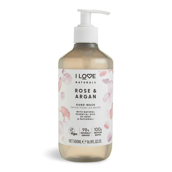 I Love Naturals Hand Wash Rose & Argan  500 ml