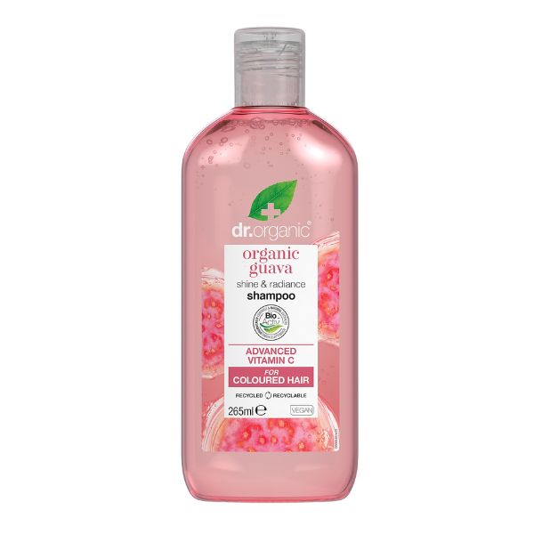 Dr.Organic Organic Guava Shine & Radiance Shampoo for Coloured Hair  265 ml