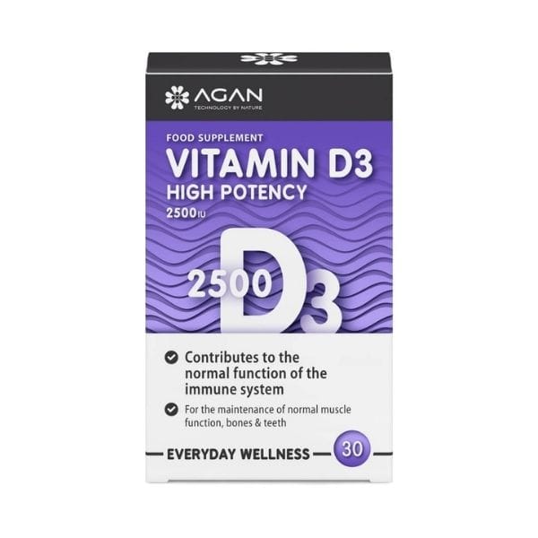 Agan Vitamin D3 2500iu  30 tableta