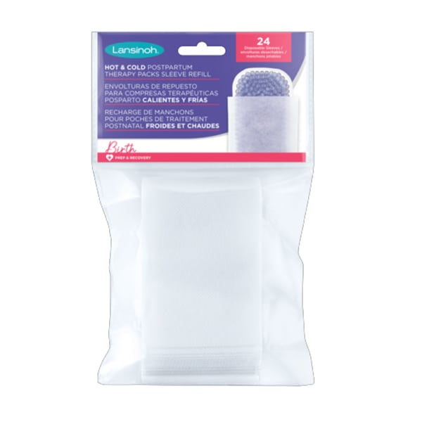 Lansinoh Spare Parts Hot & Cold Postpartum Therapy Packs Sleeve Refill  24 copë