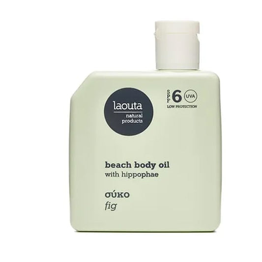 Laouta Natural Products Beach Body Oil Fig SPF6  100 ml