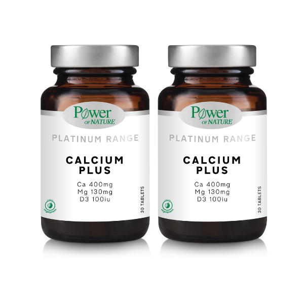 2x Power of Nature Platinum Range Calcium Plus  2x30 tableta