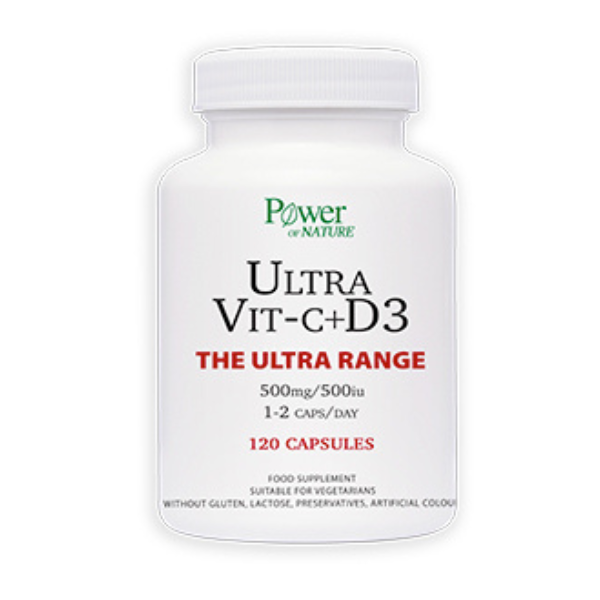 Power of Nature The Ultra Range Ultra Vit-C+D3  120 kapsula