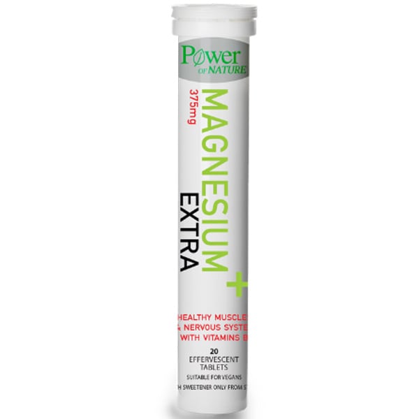 Power of Nature Magnesium Extra 375mg  20 tableta efektive