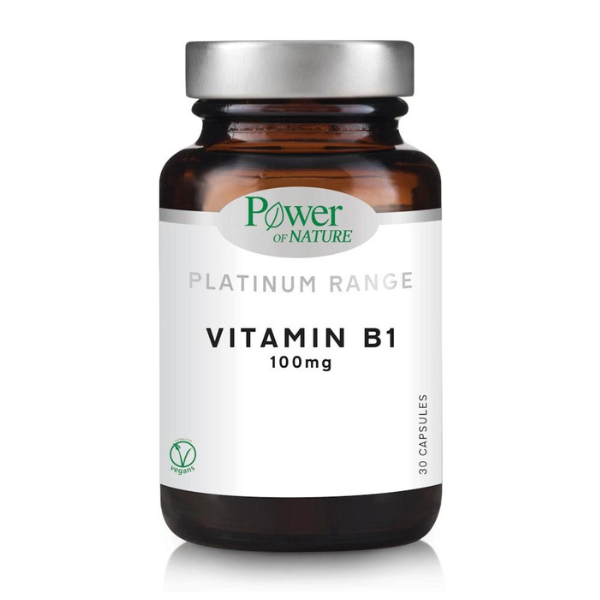 Power of Nature Platinum Range Vitamin B1 100mg  30 kapsula