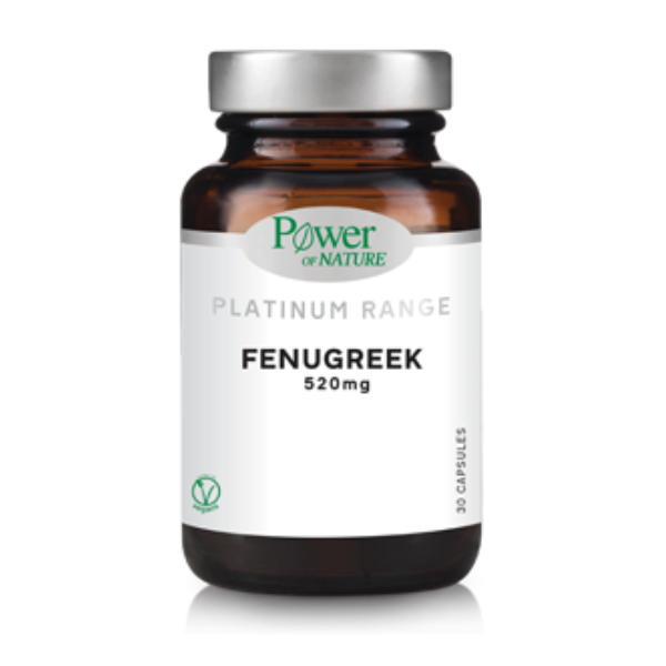 Power of Nature Platinum Range Fenugreek 520mg  30 kapsula