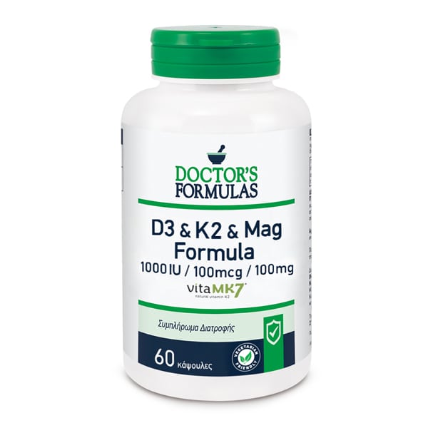 Doctor's Formulas D3 & K2 & Mag Formula  60 kapele