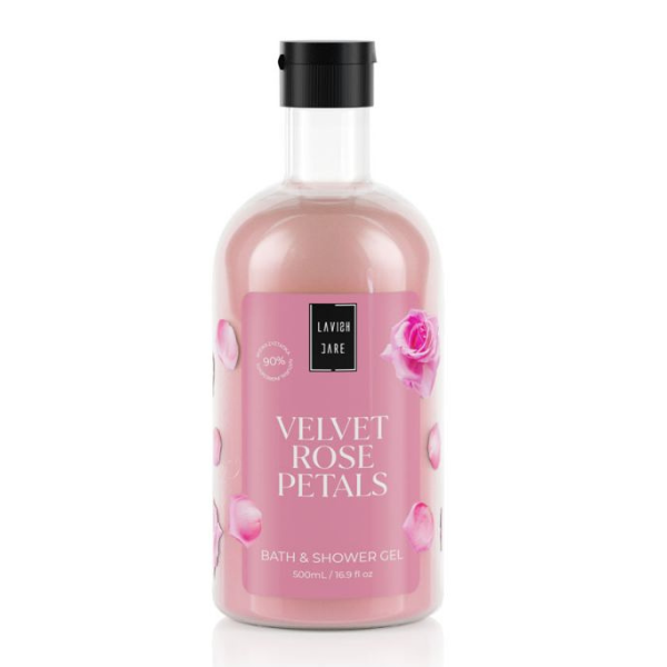 Lavish Care Bath & Shower gel Velvet Rose Petals  500 ml