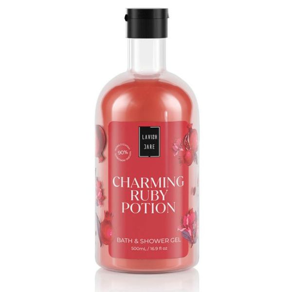 Lavish Care Bath & Shower Gel Charming Ruby Potion  500 ml
