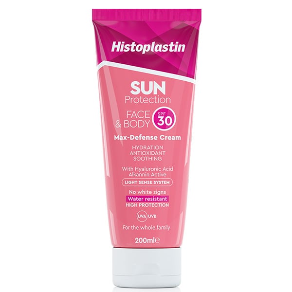Histoplastin Sun Protection Face & Body Max Defense Cream SPF30  200 ml
