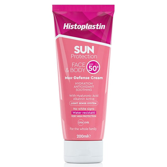 Histoplastin Sun Protection Face & Body Max Defense Cream SPF50+  200 ml