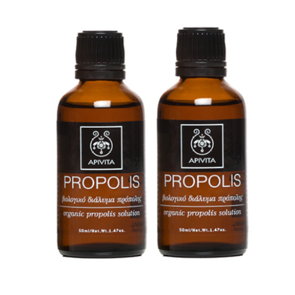 2x Apivita Organic Propolis Solution  2x50ml