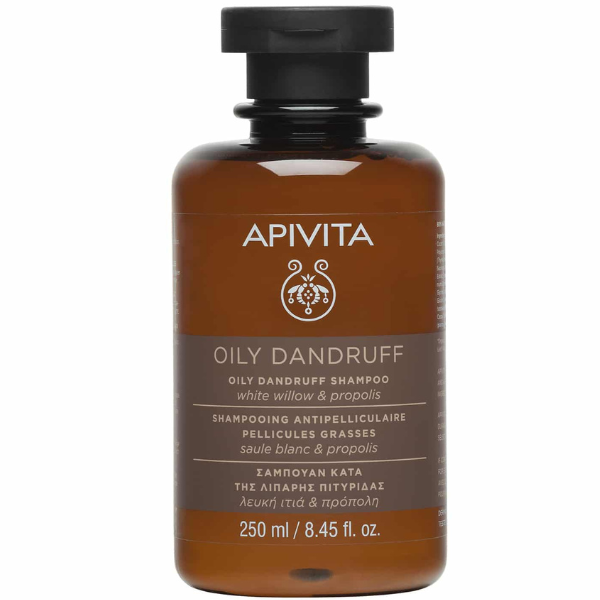 Apivita Oily Dandruff Shampoo with White Willow & Propolis  250 ml