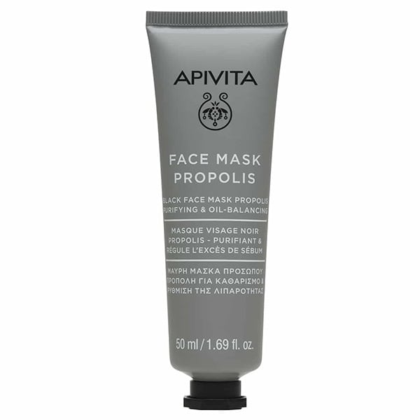 Apivita Purifying & Oil-Balancing Black Face Mask with Propolis  50 ml