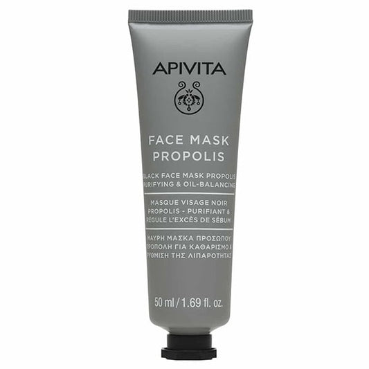 Apivita Purifying & Oil-Balancing Black Face Mask with Propolis  50 ml