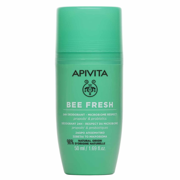 Apivita Bee Fresh 24h Deodorant Microbiome Respect  50 ml