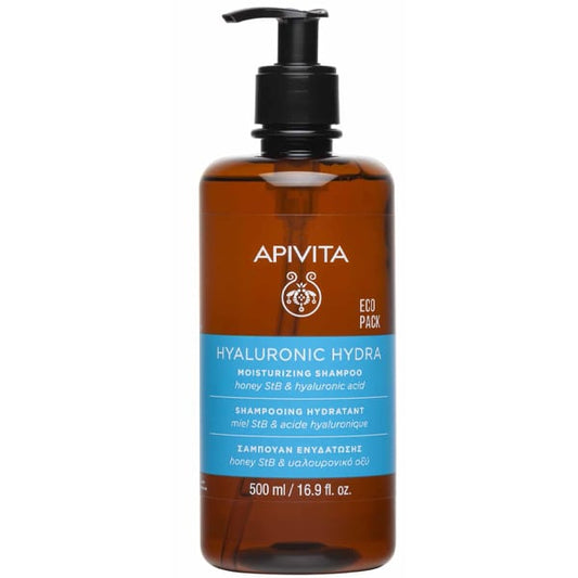 Apivita Hyaluronic Hydra Moisturizing Shampoo Eco Pack  500 ml