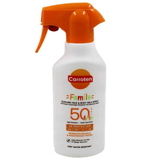 Carroten Family Suncare Face & Body Milk Spray SPF50  270 ml