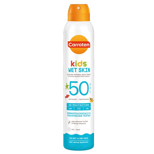 Carroten Kids Wet Skin Suncare Invisible Body Spray 3D Protection SPF50  200 ml