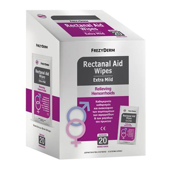 Frezyderm Rectanal Aid Wipes Extra Mild  20 copë