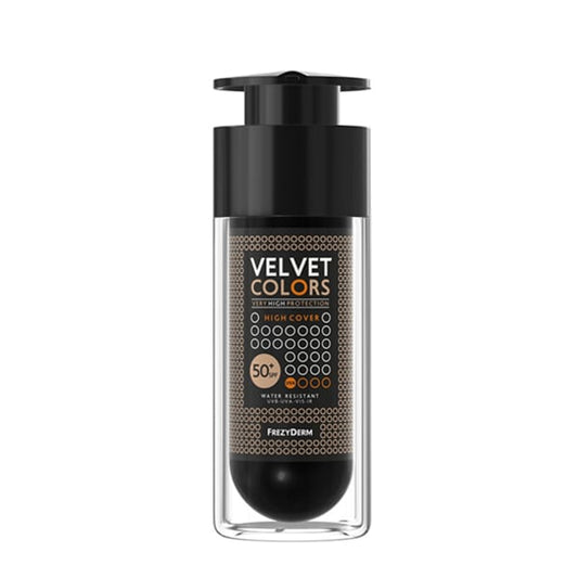 Frezyderm Velvet Colors High Cover Matte Full Coverage Foundation SPF50+  30 ml