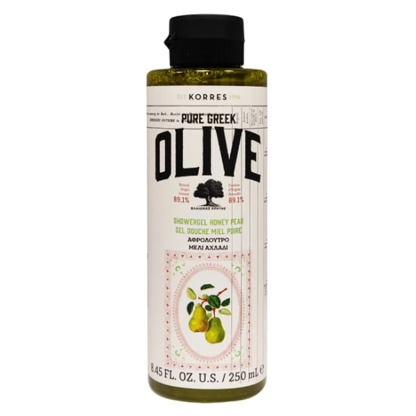 Korres Pure Greek Olive Showergel Honey Pear  250 ml