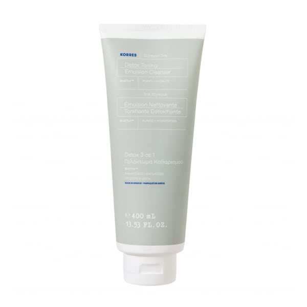 Korres Olympus Tea Detox Toning Emulsion Cleanser for Face & Eyes  400 ml