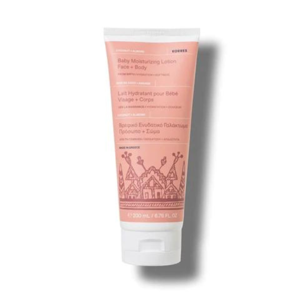 Korres Baby Moisturizing Lotion Face & Body with Coconut & Almond  200 ml
