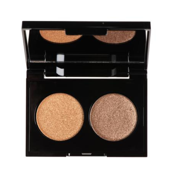 Korres Volcanic Minerals Velvet Dual Eyeshadow Palette - Golden Amber 28  3g