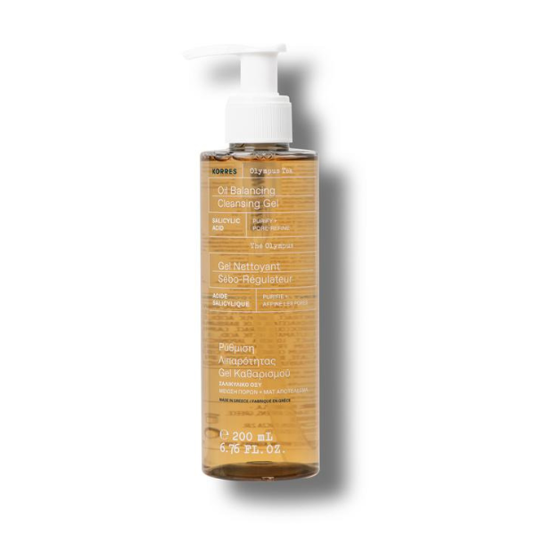 Korres Cleansing Gel with Olympus Tea for Regulating Oiliness  200 ml